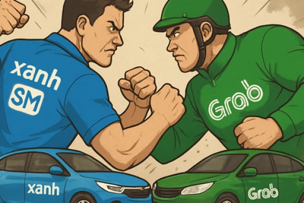 Xanh SM vs Grab: Cuộc Chiến Gọi Xe Công Nghệ Tại Việt Nam Ai Chiếm Ưu Thế?