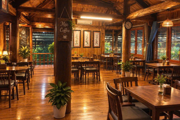 Mộc Cafe – Điểm hẹn mới gần sân golf Phoenix dành cho tín đồ coffee và anh em lái xe