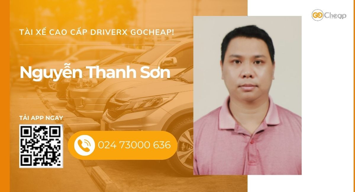 Tài xế cao cấp DriverX GOCheap!: Nguyễn Thanh Sơn, 1986
