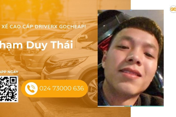 Tài xế cao cấp DriverX GOCheap!: Phạm Duy Thái, 1994