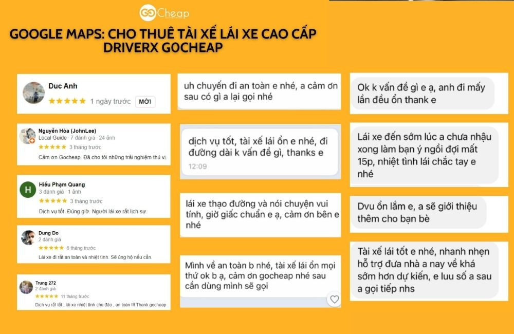 cảm nhận khách hàng