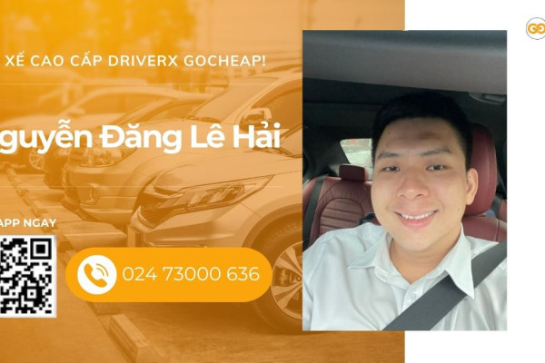 Tài xế cao cấp DriverX GOCheap!: Nguyễn Đăng Lê Hải, 1989