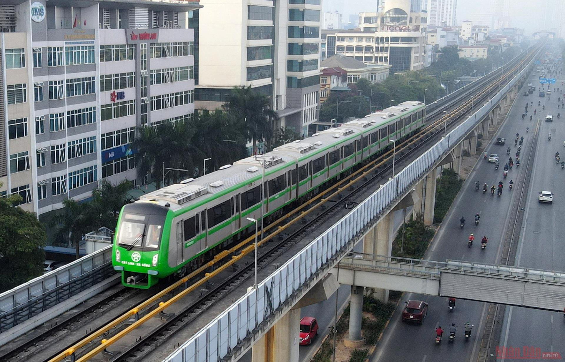 Những lợi ích của tàu Cát Linh - Hà Đông đối với người dân sống tại Hà Nội