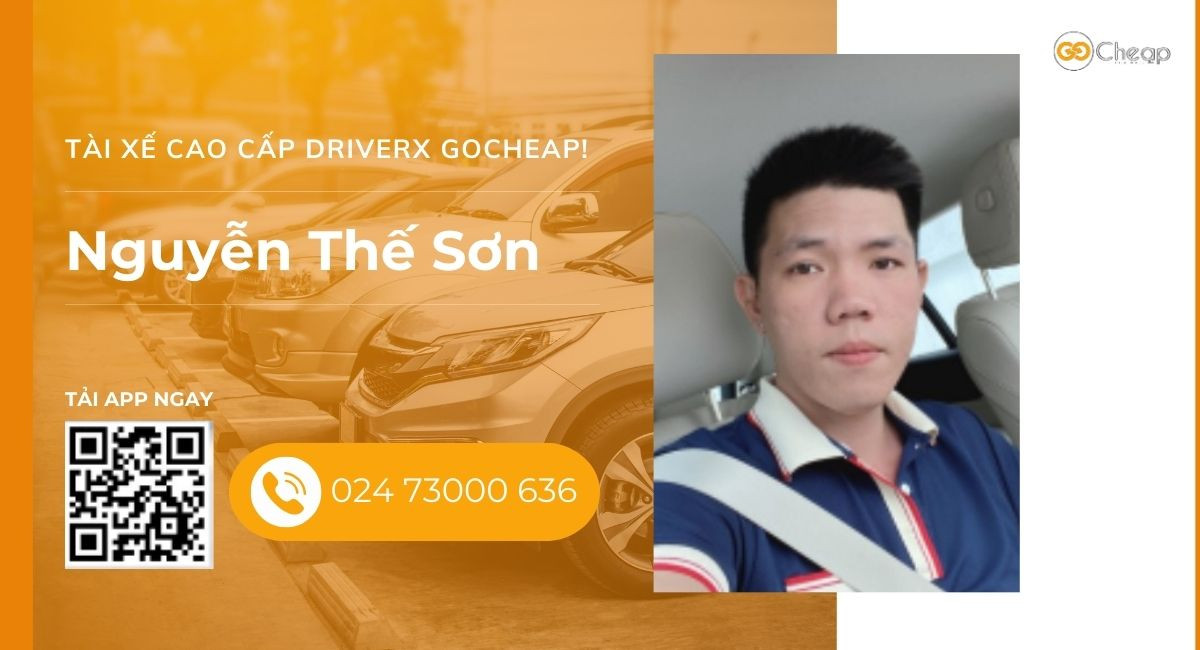 Tài xế cao cấp DriverX GOCheap!: Nguyễn Thế Sơn, 1988