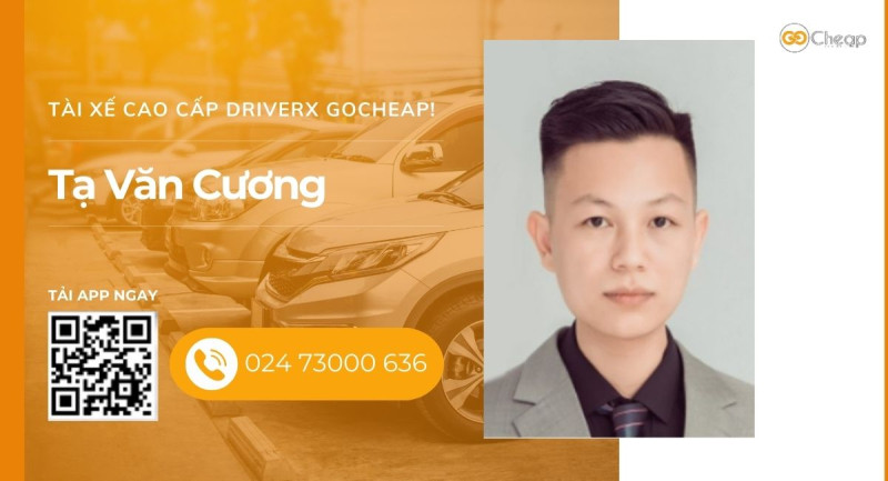 Tài xế cao cấp DriverX GOCheap!: Tạ Văn Cương, 1993