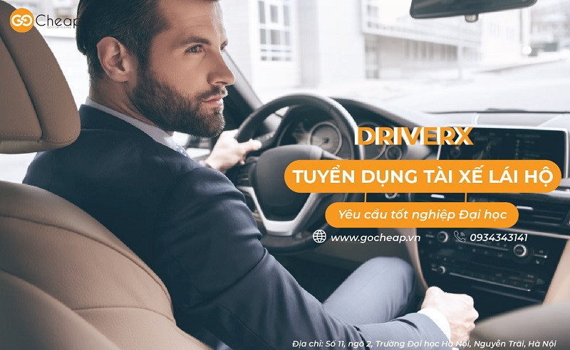 DriverX tuyển dụng