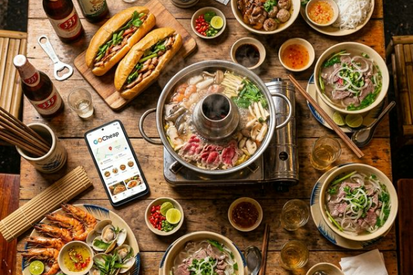 30 Mã GOCheap Phần 3: Bánh Mì, Bún, Lẩu Nhậu, Hải Sản và Phở