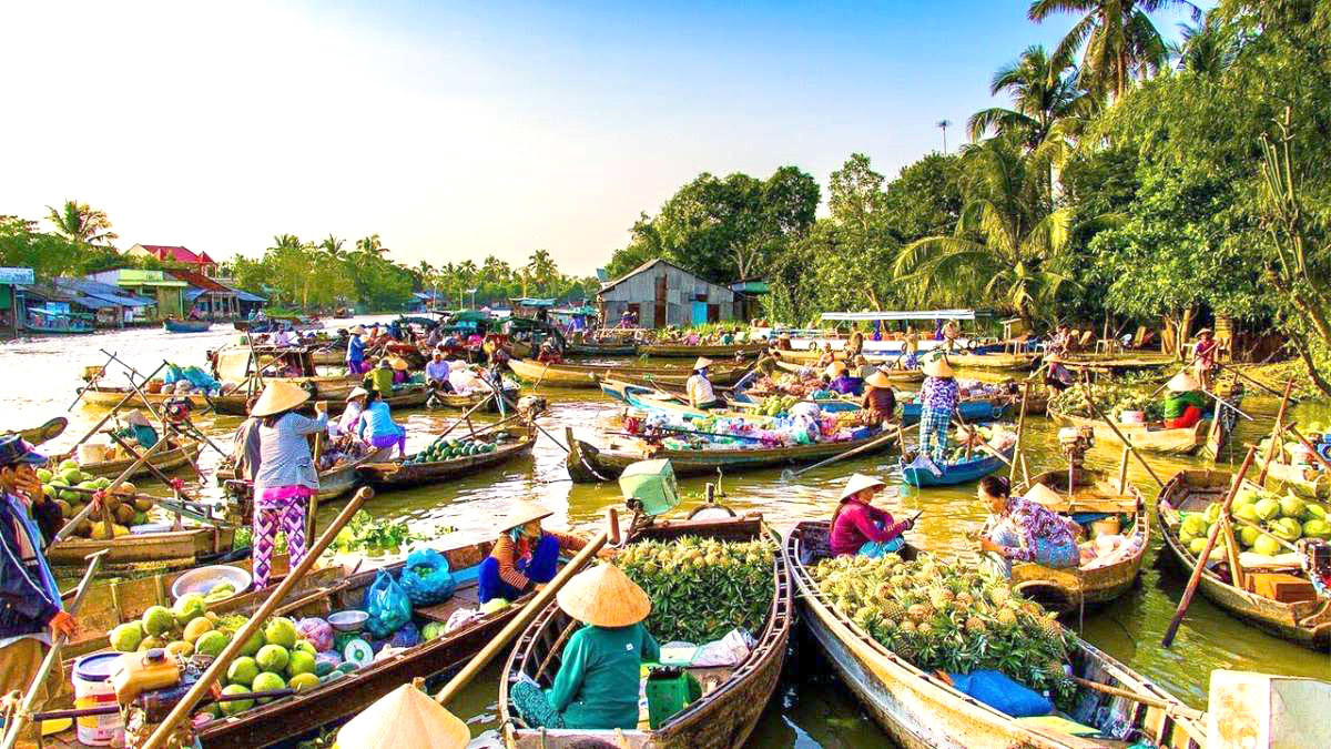Chợ nổi Cái Răng – biểu tượng du lịch Cần Thơ