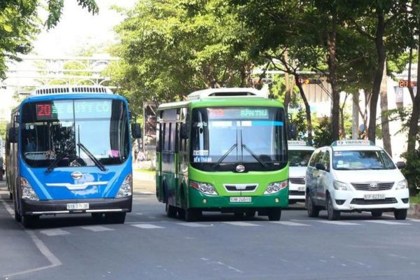 xe bus kết nối tiện lợi giao thông
