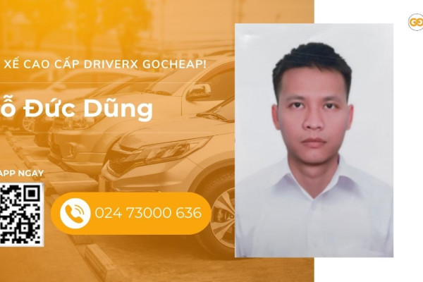 Tài xế cao cấp DriverX GOCheap!: Đỗ Đức Dũng, 1986