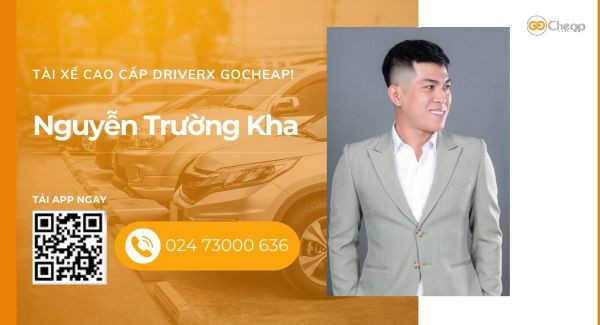 Tài xế cao cấp DriverX GOCheap!: Nguyễn Trường Kha, 1990