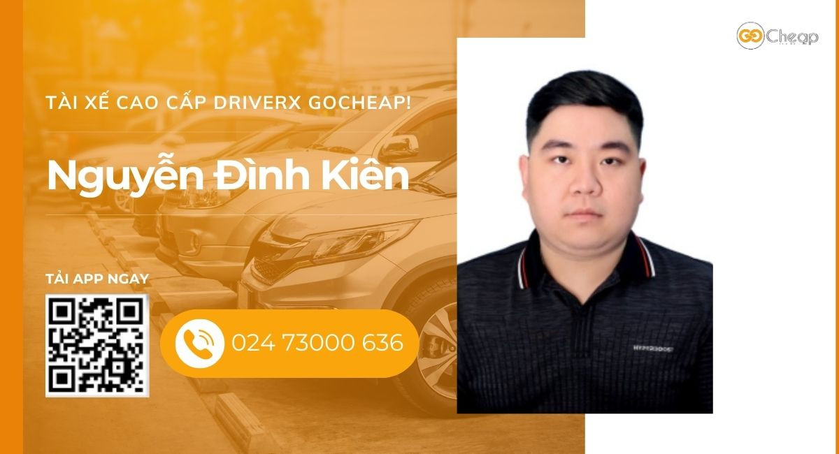 Tài xế cao cấp DriverX GOCheap!: Nguyễn Đình Kiên, 1995